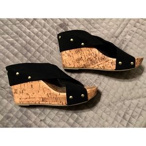 Cork Wedge Sandal